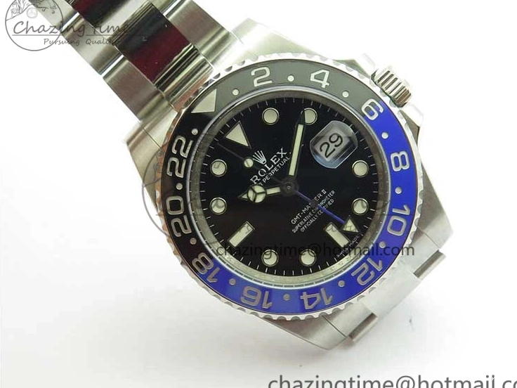 0413 SunProtective GMT-Master II 116710 BLNR Black Blue Ceramic 904L Steel Noob 1:1 Best Edition SA3186 CHS V 2876